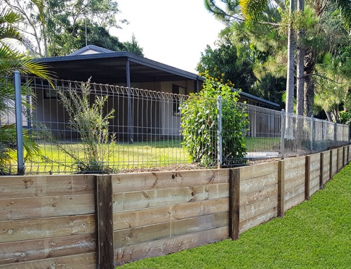 Timber Sleeper Retaining Wall